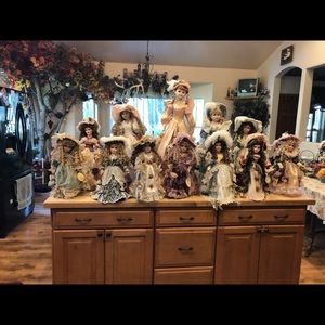 Collectible Porcelain Dolls.